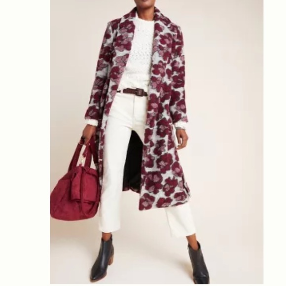 Hutch Jackets & Coats Anthropologie Hutch Floral Coat Petite Xsp Poshmark